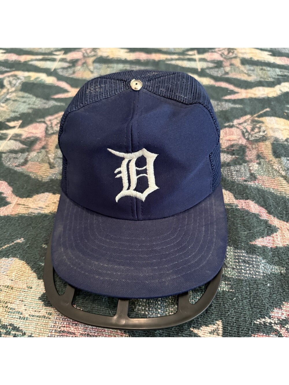Vintage 80s/90s Detroit Tigers Mesh Back SnapBack Hat Cap MLB Baseball OSFM